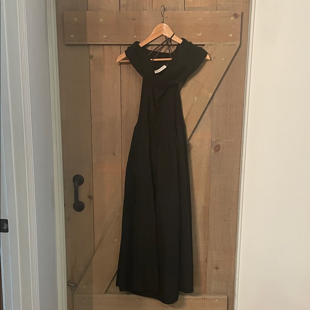 Mustard Seed Black Maxi Dress